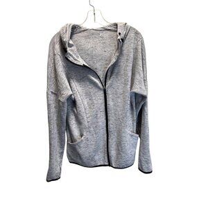 Old Navy Active Zip up Hoodie light gray Size large